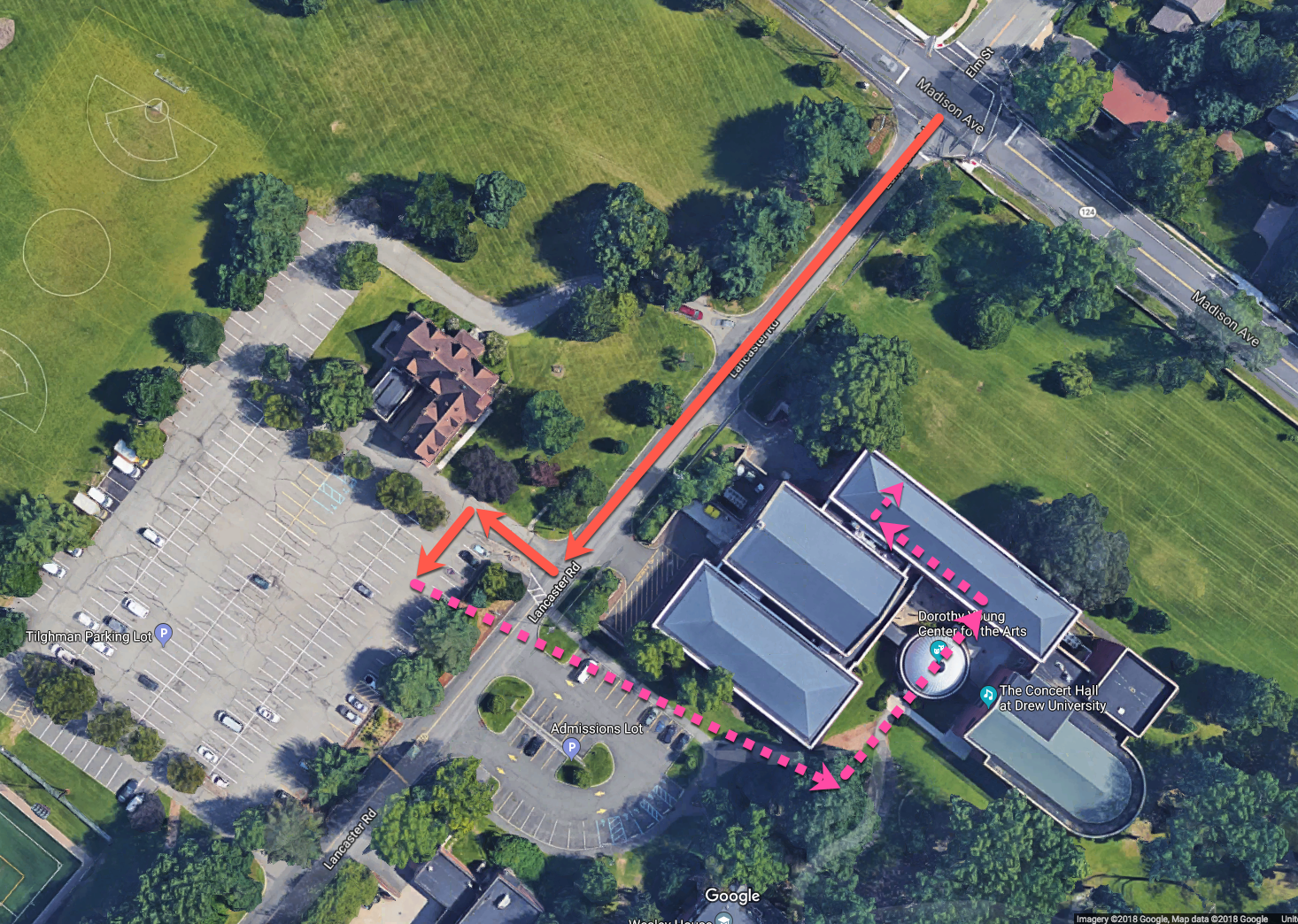 Dorothy Young Arts Center for the Arts Map